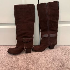 Nine West Vintage America Charlene leather boot, sz 6M, 2.5” heel, like new